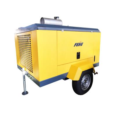 China AR Compressor Diesel Engine Screw Air Compressor Lubricated Portable Diving Industrial Price for sale