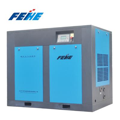 China Double screw lubricated air compressor (water cooling), 55kw for sale