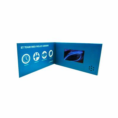 China China 4.3 Inch Invitation Video Brochure LCD Screen Brochure For Gifts / LCD Video Greeting Card for sale