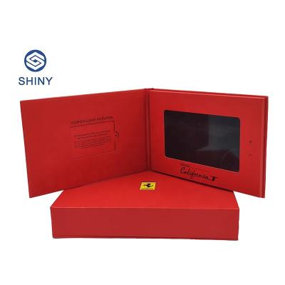 China China Video Brochure Video Brochure Customized 7 inch lcd screen video priting brochure for advertsing. for sale