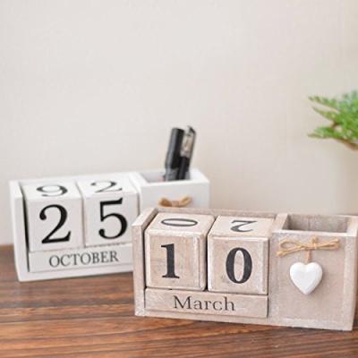 China Fashionable Annual Planner Calendar DIY Pencil Holder Creative Storage Box for sale