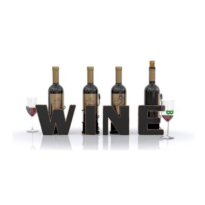 China Viable each of the 4 letter VIN metal wine racks for sale