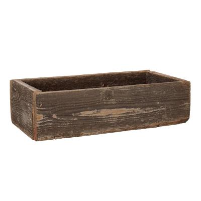 China Old Framhouse Barnwood Decorative Rustic Wooden Display Box Craft From Europe for sale