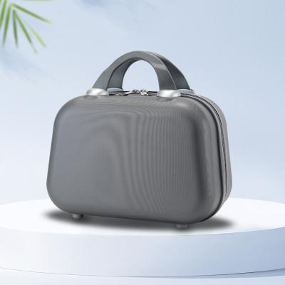 China Fashionable Small Suitcase Luggage Female 14 Inch Cosmetic Case Travel Password Boxed Storage Lightweight Suitcases Small for sale