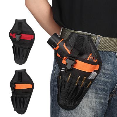 China Waterproof Durable Premium Durable Tool Bag Waist Bag Holster Drill Bag Drill Bit Holder For Tool Belt for sale