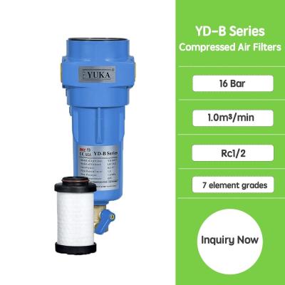 China Blue Compressed Air Filtration System For Air Dryer Ce Certificated for sale