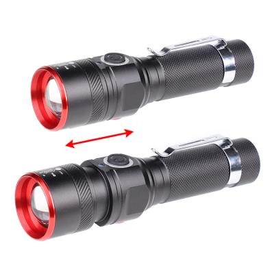 China Emergency Camping Water Resistant 4 Modes Self Defense 800Lumens Torch Light Streamlight Background Flashlight for sale