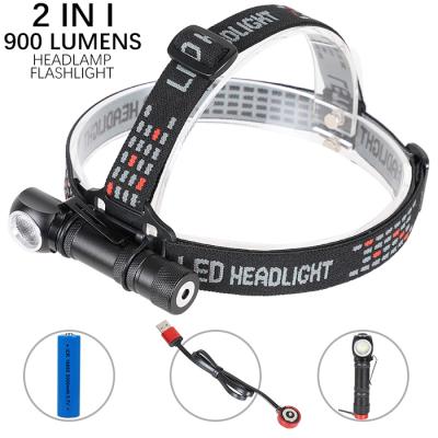 China Best Multifunctional Waterproof Emergency High Power Head Torch Light Tactical Led Headlight Usb Rechargeable for sale