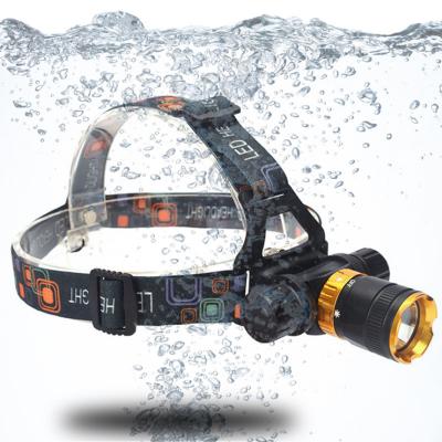 China Powerful Camping Dive Head Light Led Diving Underwater Zoom Headlight XML T6 LED Scuba Diving Headlight For Deep Sea Fishing for sale