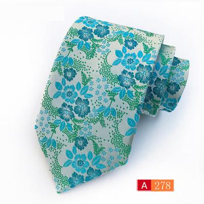 China New Wholesale Men's Polyester Business Decoration Flower Business Tie Formal Decoration Necktie for sale