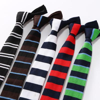 China NEW GOODS wholesale Ties039 polyester silk knit 2018 men's new business casual tie wedding banquet for sale