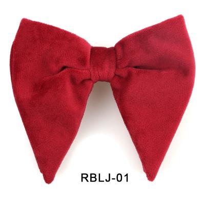 China Female Gold Velvet Gold Velvet Bow Tie Plush Bow Tie Gentleman Bow Ties for sale