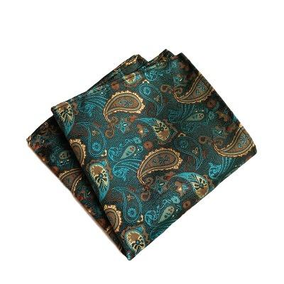 China 2019 Polyester Square Line Fashion Style Explosion Sale Men's Scarf Paisley Flower Jacket Suit Pocket Towel 100% Polyester Large for sale