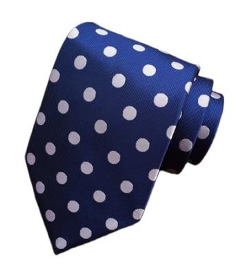 China 2019 Double-brushed Business Mens Ties Polka Dot Polka Dots 100% Polyester Good Ties for sale