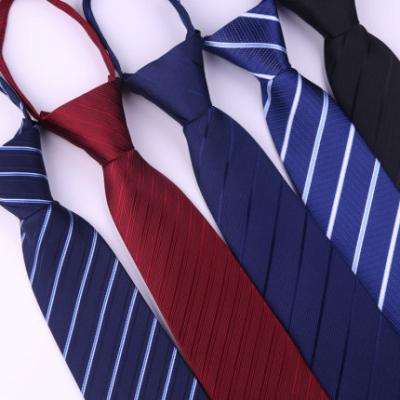 China Wholesale 100% 100% Polyester Woven High Y Patterns Y Color Dentity Polyester Fabric Jackuard Woven Men's Polyester Zipper Ties for sale