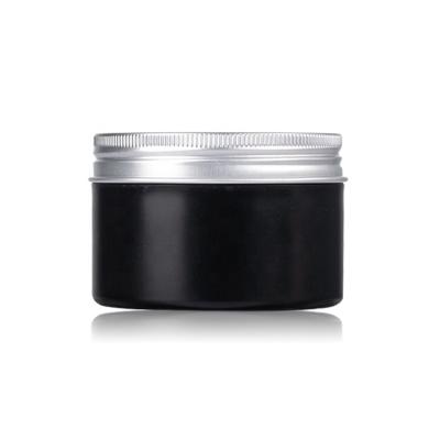 China Unisex Custom Aluminum Plastic Cosmetic Cream Jar Cap Jar Cap Metal Clear Plastic Jars Packaging for sale