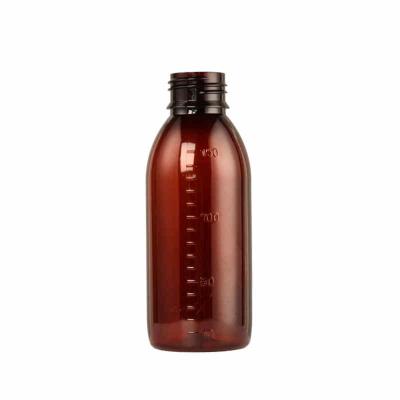 China Household Products Wholesale Syrup Pet High Quality Advanced Manufacturing Bottle Made In Amber for sale