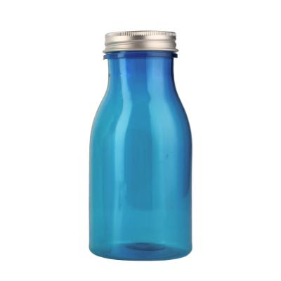 Κίνα food & Beverage Packaging Customs Wholesale Color 300ml Empty PET Milk Bottle With Metal Lid προς πώληση