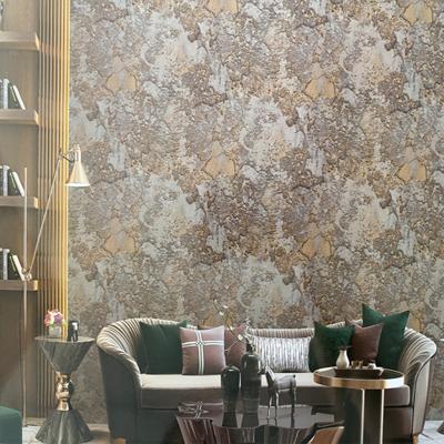 China Modern the latest fashion style wall paper wallpaper fabric home bar gymnasium decoration popular wallpapers PVC vinyl paper for sale