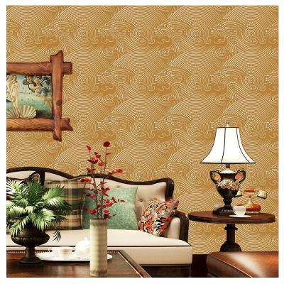 China High quality wallpaper The hotel's back wall panels feature superior art and handmade wallpapers for sale