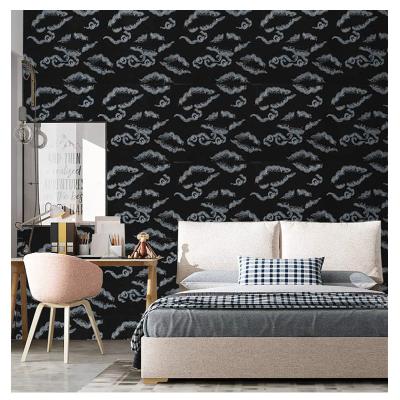 China Glue for pvc 3d wallpaper to wall luxurious design with natural distribution of Caixia pattern handmade silk wallpaper, suitable for modern gym home vile design for sale