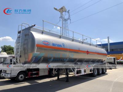 China 50CBM Aluminum Fuel Tank Trailer For Long Distance Delivery for sale