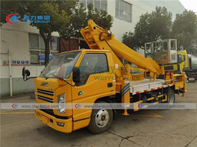 China Camión de la plataforma de JMC los 21M Telescopic Aerial Working para la reparación de la luz de calle en venta