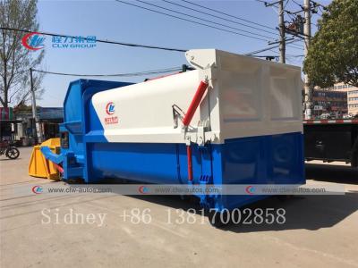 China 16cbm Mobile Garbage Compression Station For Hooklift Truck for sale