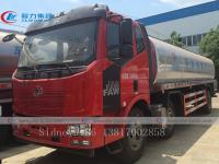 중국 FAW 6x2 195hp 15000 리터 신선한 우유 운송 트럭 판매용