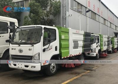 China De euro 4 Standaard van de de Straatveger van FAW 4x2 Vacuümvrachtwagen Te koop