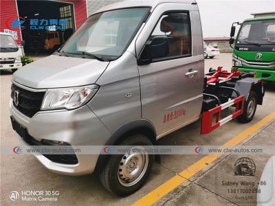 China Jinbei 2m3 1T Mini Hook Lift Garbage Truck com recipiente de Detechable à venda