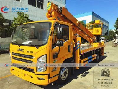 China JMC 4x2 23m Telescopic Boom Aerial Work Platform Truck for sale