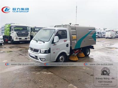 China Dongfeng 2 - het Watertank van 3T Mini Road Sweeper Truck With 0.8cbm en 1.7cbm-Stoftank Te koop