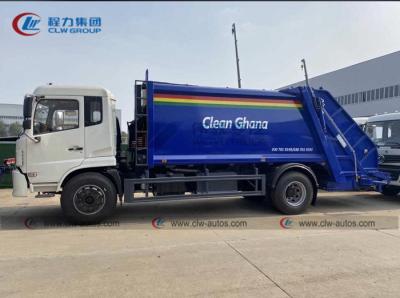 Chine Camion compact de poubelle de déchets 12m3 du fond 5mm du côté 4mm de l'acier au carbone Q235 sur le marché du Ghana à vendre