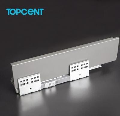 China Topcent Modern Metal Hardware Tandem Box Slim Drawer Box Drawer Slides For Kitchen Furniture Drawer for sale