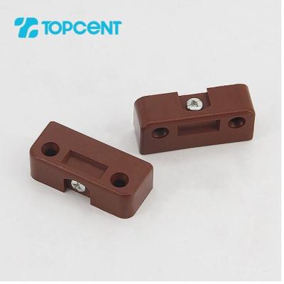 China Topcent Modern Plastic Cabinet Furniture Assembly Connector Joint Bracket Socket Holders for sale