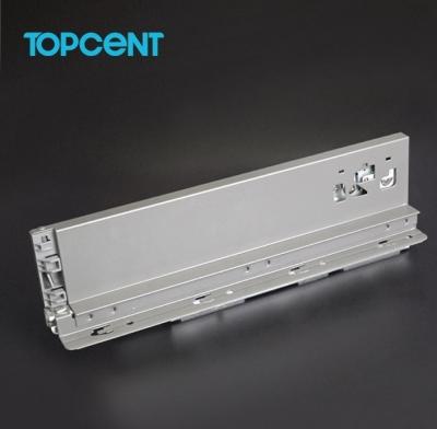 China Topcent Slim Metal Box Kitchen Box Double Wall Box Modern Soft Close Tandem Drawer Tandem Slide for sale