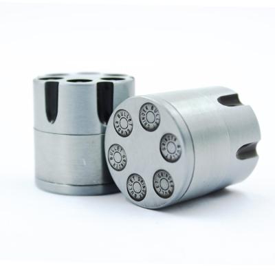 China NEW Portable 30mm Zinc Alloy Smoke Grinder Mini 3 Layer Bullet Staple Herb Grinder for sale