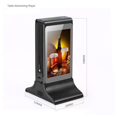 China 2022 Fast Charging Support Restaurant Advertising Table Phone Trending Charger WIFI Connect Touch Screen Android 6.0 Single Side 1080P Digital Display for sale