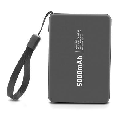 China Slim Power Bank 5000mah Latest Portable Power Indication Gift Innovative Products Customize Power Banks for sale