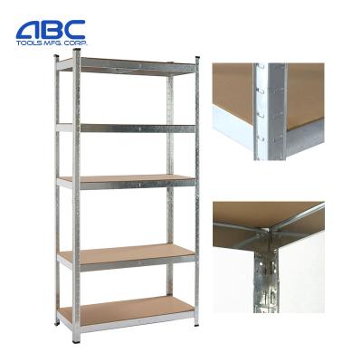 China Wholesale Corrosion Protection Easy To Assemble Steel Shelf Galvanized Boltless Rack For Storage Rack for sale