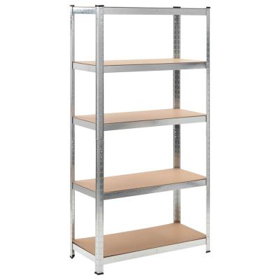 China Corrosion Protection 5 Tier NSF Metal System Retail Garage Chrome Shelf Bracket Wire Shelving for sale