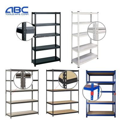 China Wholesale Corrosion Protection Easy To Assemble Boltless Storage Rack Steel Stacking Shelf for sale