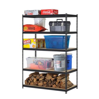 China Corrosion Protection Easy To Assemble 5 Level Adjustable Boltless Rivet Metal Shelves for sale