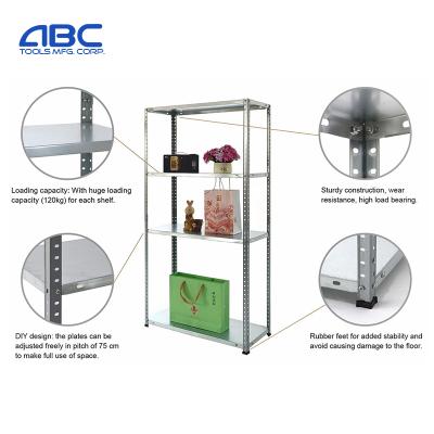 China Bolt-on Corrosion Protection 4/5 Tier Stainless Steel Kitchen Storage Shelf Rack With Corrosion Protection for sale