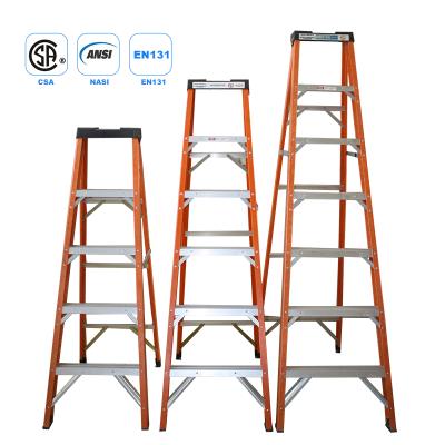 China Insulation ladders gs metal frp household best selling professional step ladder for household and construction for sale