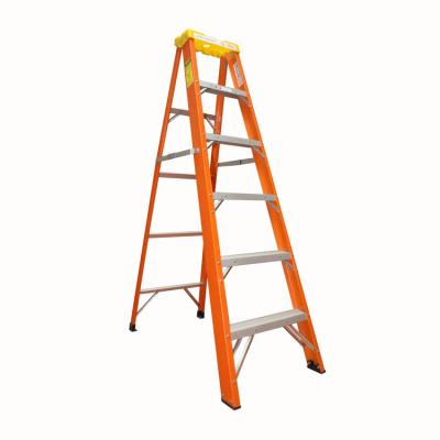 China Insulation 24 Step Ladders Fiberglass Step Ladder High Strength Fiberglass for sale