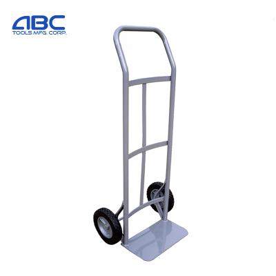 China Heavy Duty Hand Truck Tools Cargo Steel Trolley Cart Transport Trolley For Warehouse Storage / Farm Use for sale