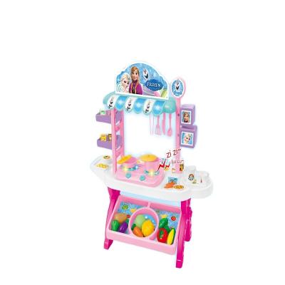 China Pink Plastic Girls Children Furniture Kids Girls Play House Toys for sale