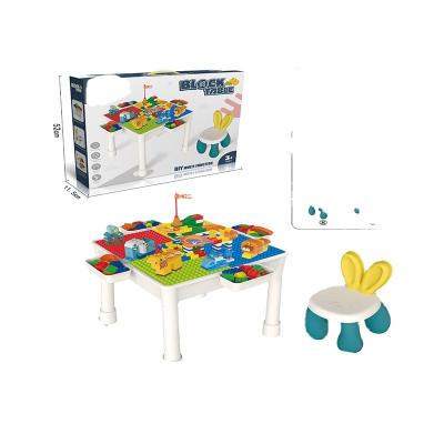 China Children's Block +1 Chair +4 Chair +4 Bucket Height +95 DIY 76*76*50 Large Slide for sale